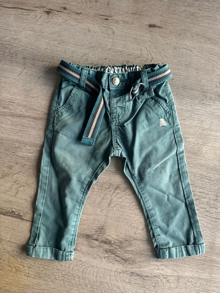 Pantalon avec ceinture 12 mois lulu castagnette
