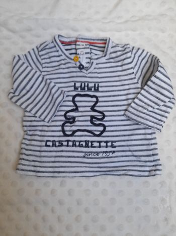 Maillot manches longues lulu castagnette 3 mois