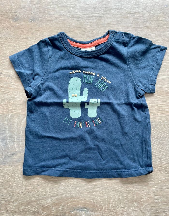 Lot de 2 t-shirt 9 mois - photo numéro 5