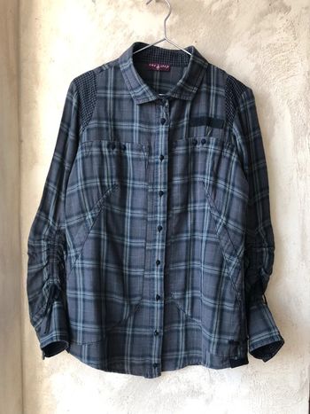 Chemise à carreaux fantaisie One Step M