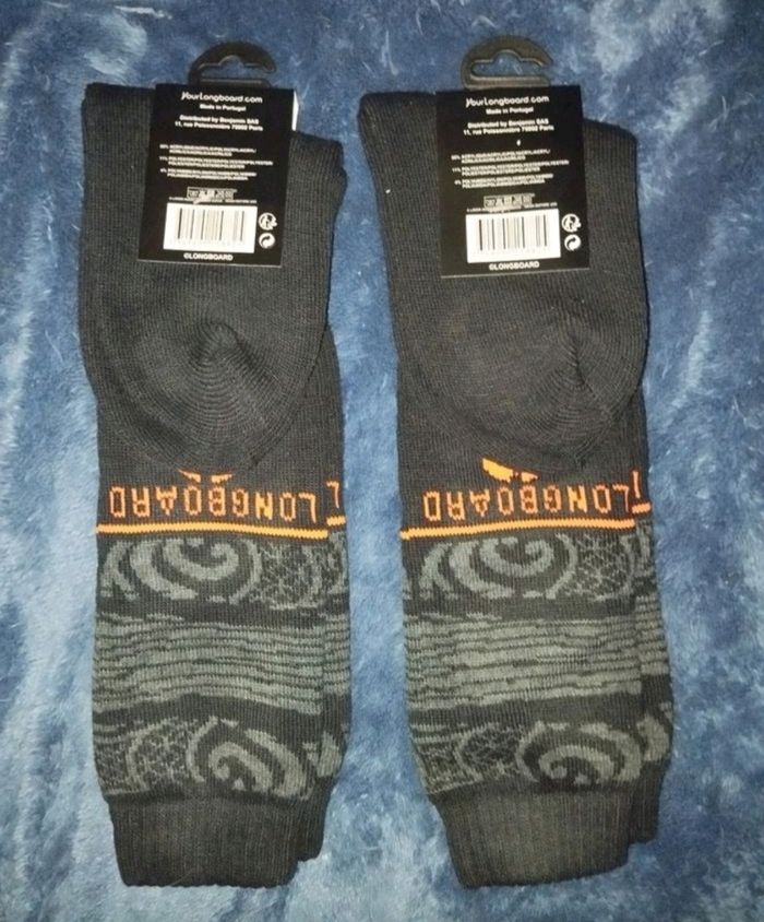 Lot 2 chaussettes ski longboard taille 36/39 - photo numéro 3