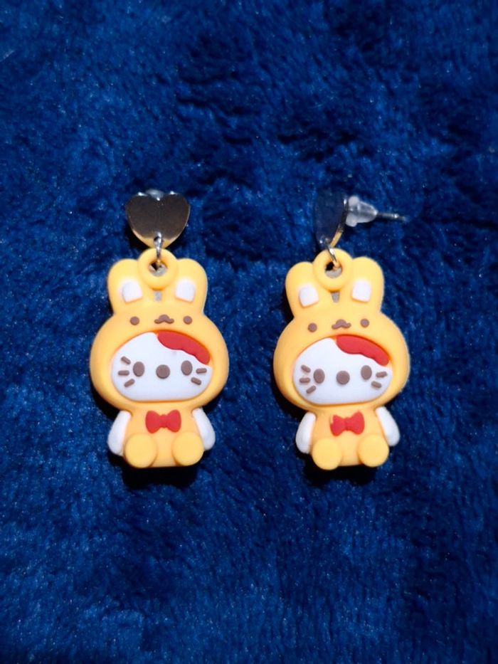 Boucles d'oreilles Kuromi - photo numéro 5