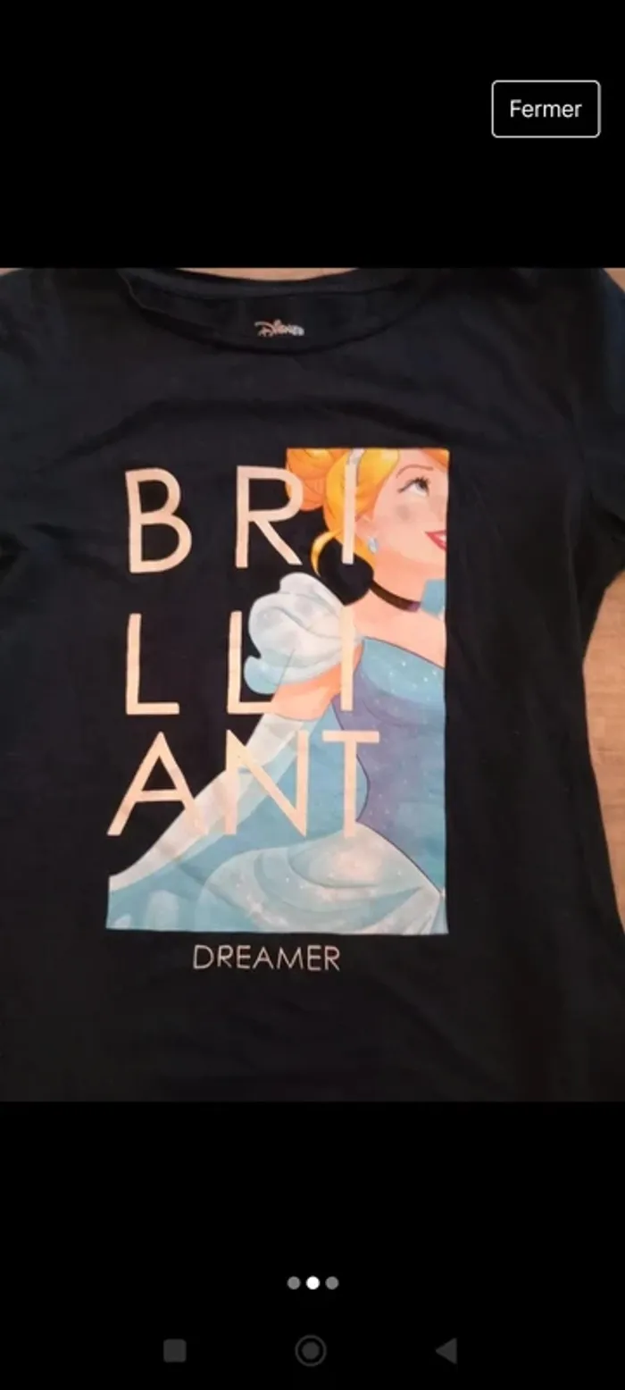 Tee shirt Disney 10 ans - photo numéro 2