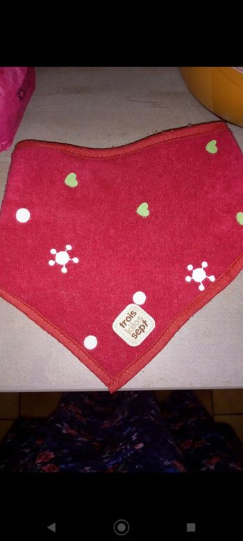 Bavoir bandana de Noël Trois kilos sept
