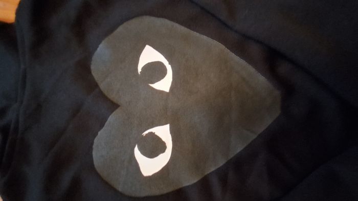 Pull à zip Comme des Garçon noir taille L - photo numéro 3