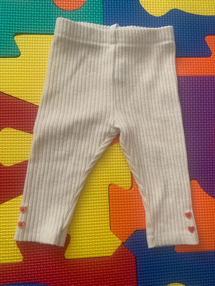 Lot de 8 pantalons / leggings fille taille 9 mois - photo numéro 7