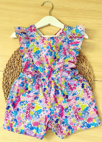 Combishort imprimé floral Jacadi