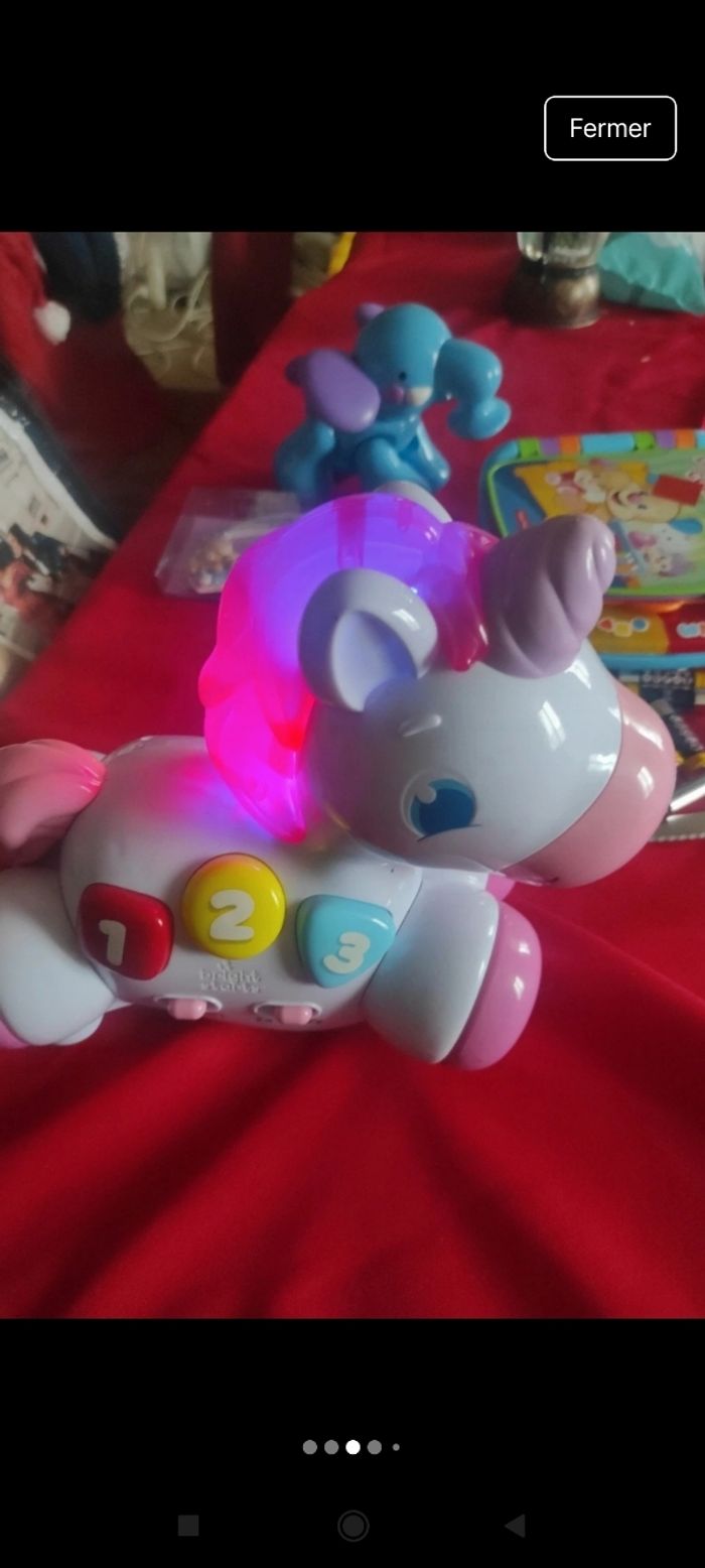 Licorne lumineux et musicale j6 - photo numéro 4