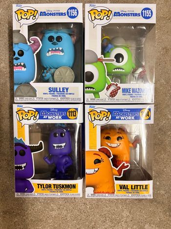 Funko pop monsters Disney 