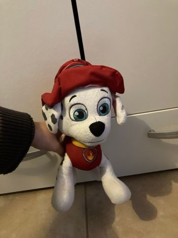 Peluche 25cm marcus pat patrouille