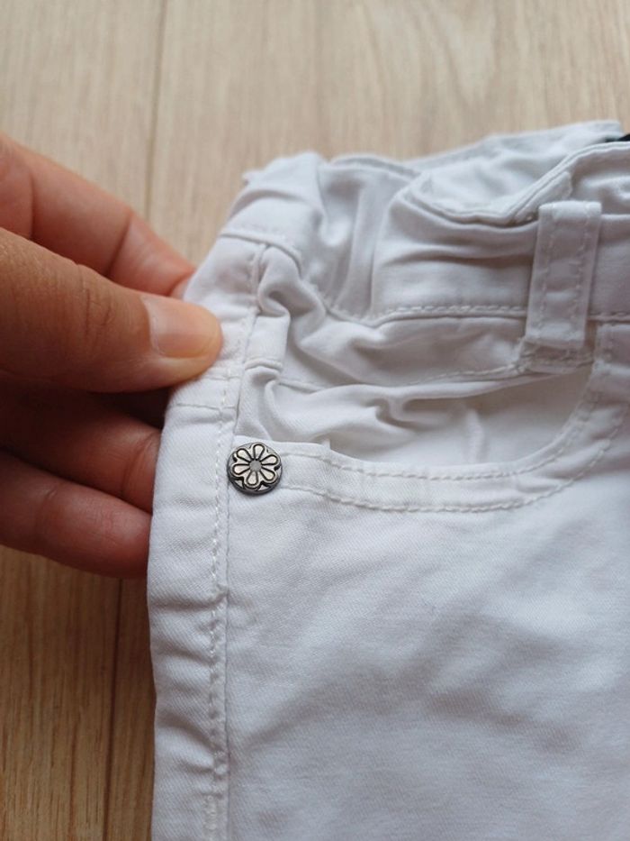 Pantalon blanc oxo 2ans - photo numéro 2