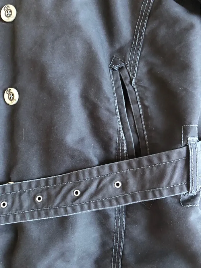 Manteau homme épais matelassé noir « energie » T XXL - photo numéro 8