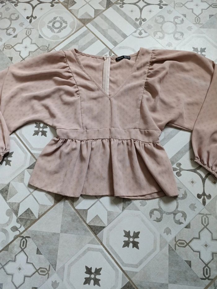 Blouse courte manche longue