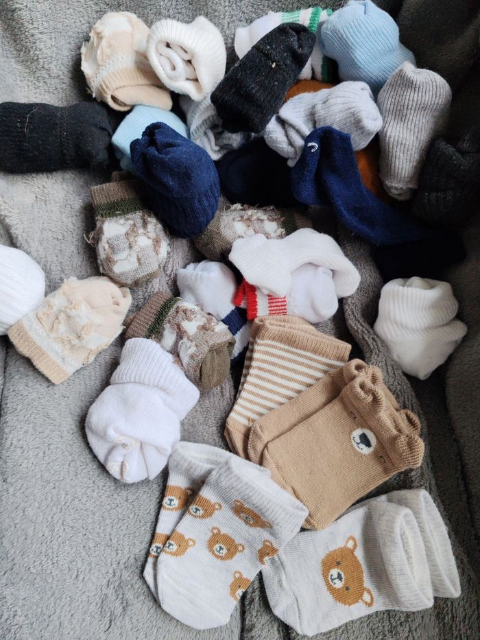 Lots de chaussettes 0/6m