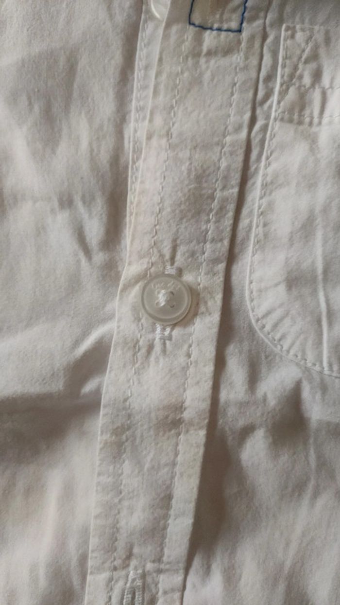 Chemise blanche taille 6 mois - photo numéro 3