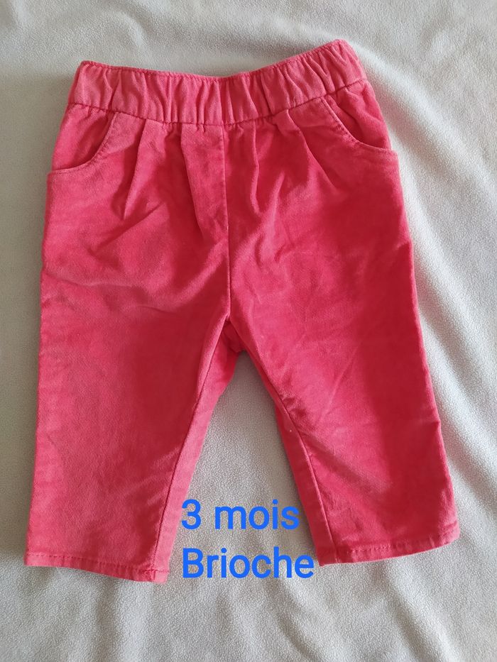 Pantalon 3 mois Brioche