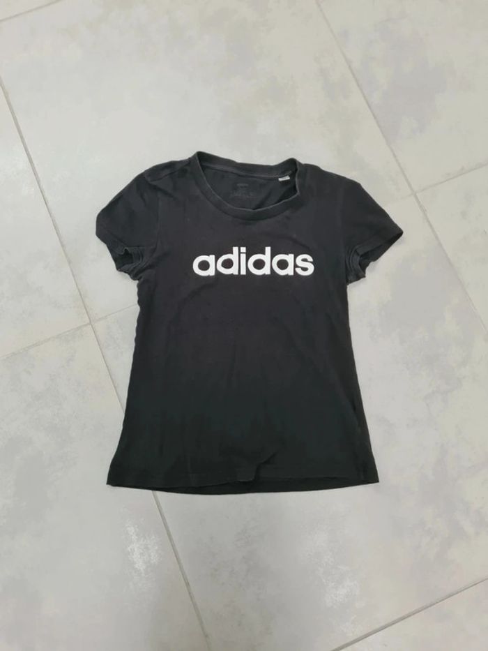 T-shirt MC noir Adidas XS