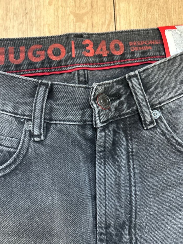 Jeans gris foncé Hugo boss loose tapered fit W30 L32 - photo numéro 3