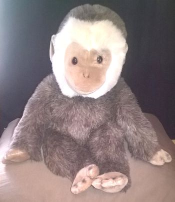 Singe peluche 46x20 cm