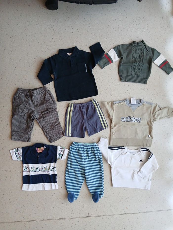 Lot revendeur 38 vêtements bébé garçon - photo numéro 4