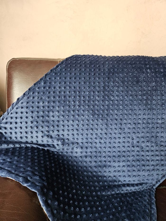 Couverture bébé savane bleu - photo numéro 4