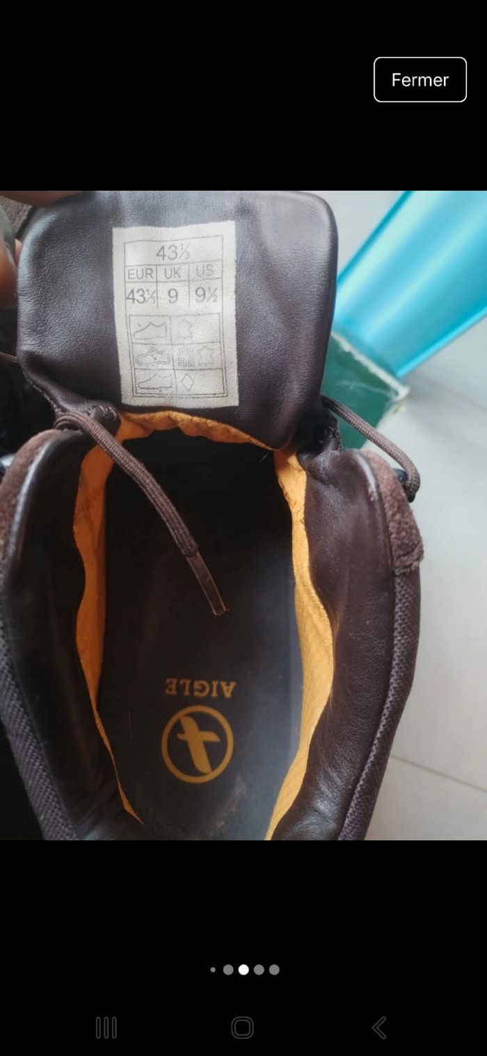 Bottes de marque aigle pour  homme - photo numéro 3