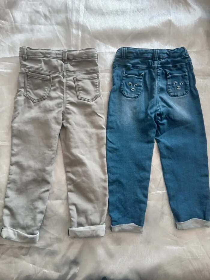 Lot de 2 jeans souple 36 mois - photo numéro 2