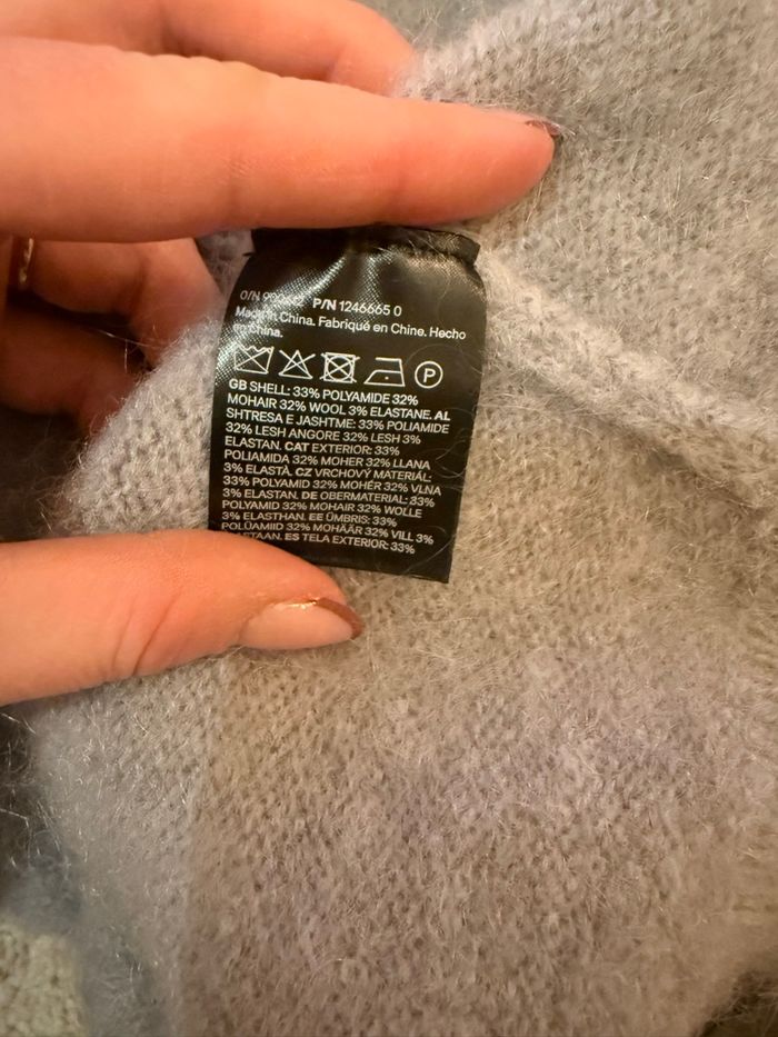 Pull H&M  32% laine 32% mohair - photo numéro 3