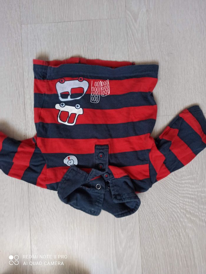 2 t-shirt manches longues 3 mois - photo numéro 2