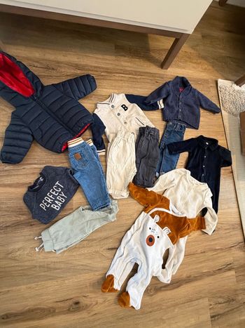 Lot vêtements bébé garçon 