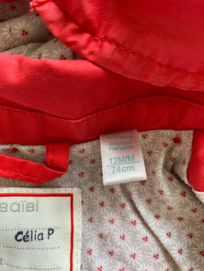 Manteau coupe vent Obaïbi 12 mois - photo numéro 5