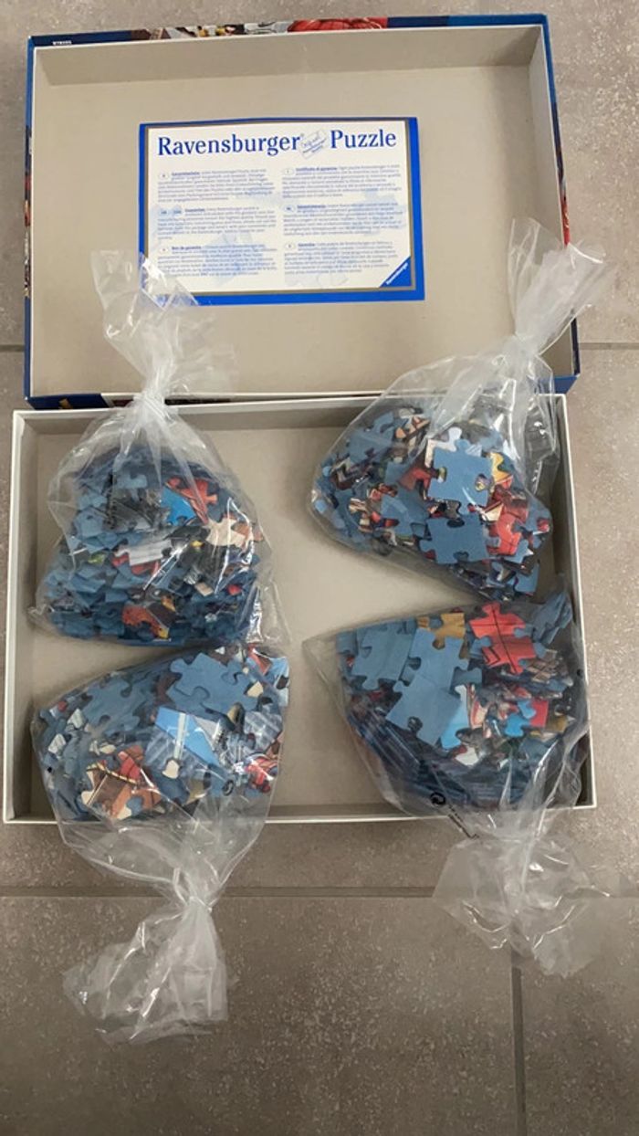 4 puzzles SpiderMan Ravensburger - photo numéro 3