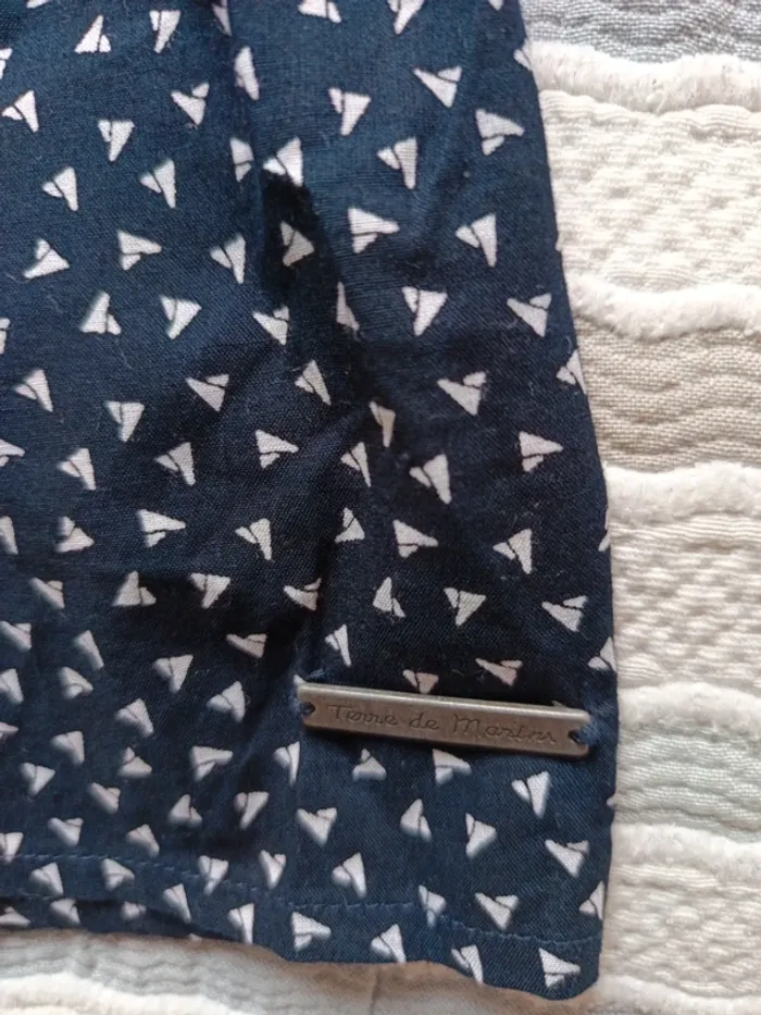 Chemise Terre de Marins t.46, 100% coton - photo numéro 9