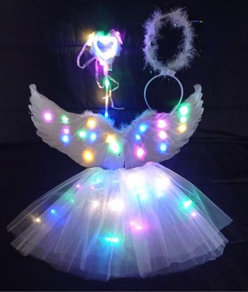 Déguisement ailes ange LED 3-6ans