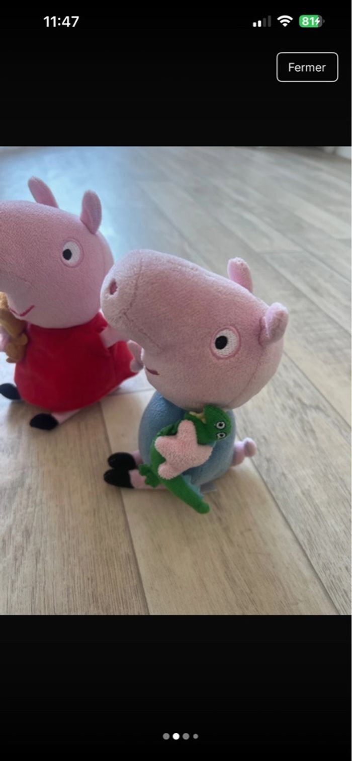 peluche peepa et georges pig - photo numéro 2