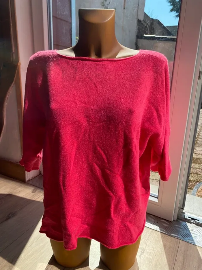 Pull fushia taille unique - photo numéro 3