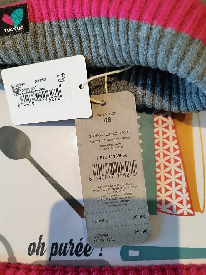 Bonnet + tour de cou 48 cm - photo numéro 2