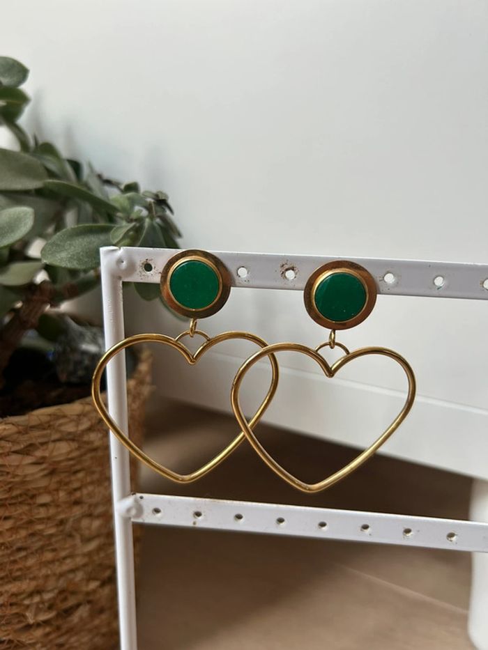 Boucles d’oreilles cœurs Mile Mila