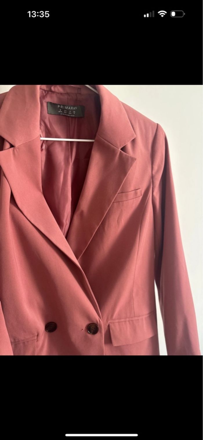 Blazer rose poudrée - photo numéro 2