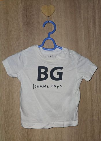 Tee shirt BG blanc