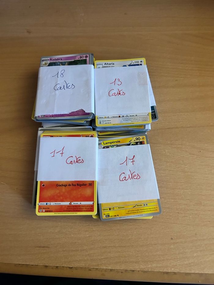 Lot de 328 carte Pokémon