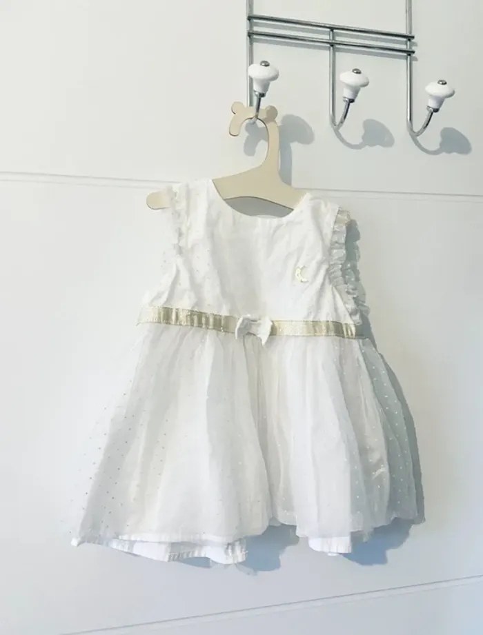 Robe Blanche tulle cérémonie