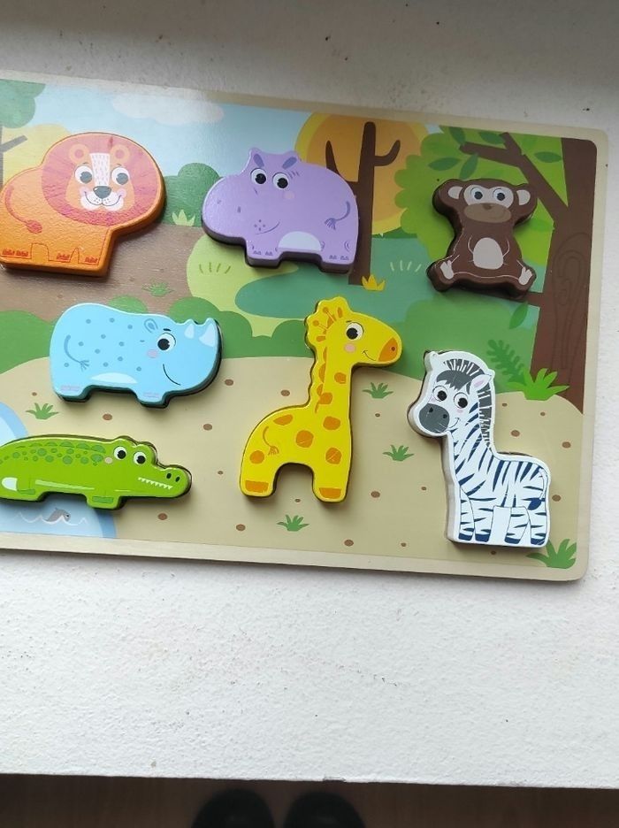 Puzzle bois animaux - photo numéro 2