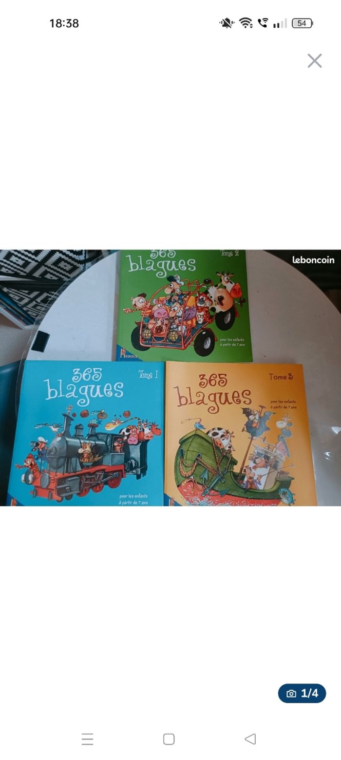 Lot livre 365 blagues