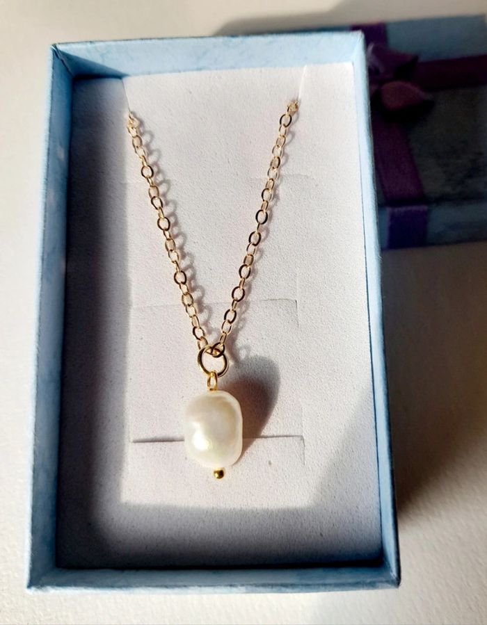 Collier perle d eau douce véritable