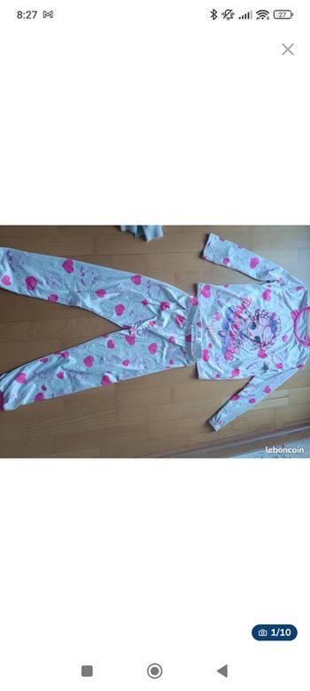 Lot vêtements fille 8 ans