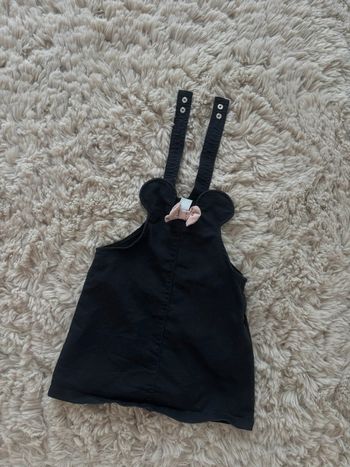 Salopette robe noir Disney Minnie