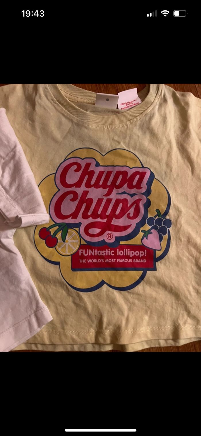 Lot de 2 tee shirt courts neufs - photo numéro 2