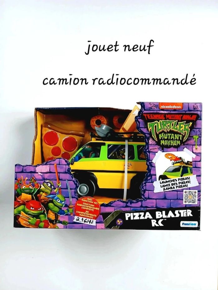 Camion Pizza Blaster RC  Tmnt Mutant Mayhem