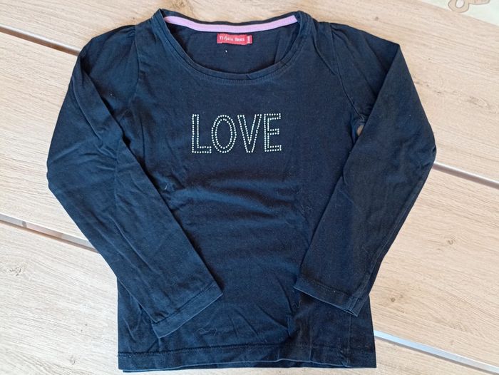 T-shirt manche longue noir